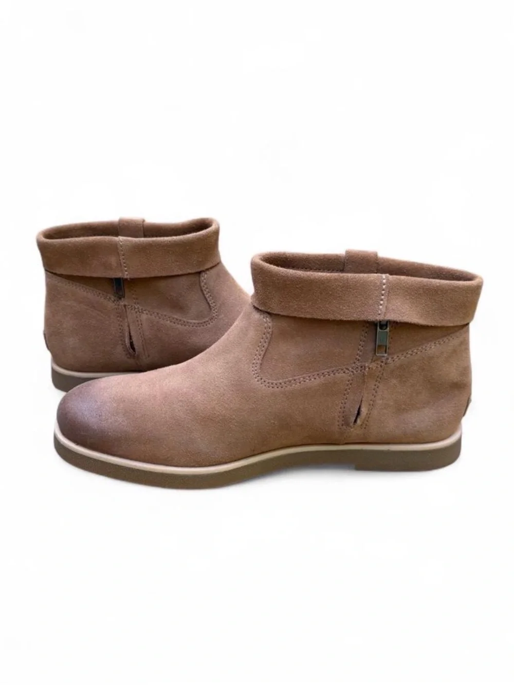 UGG Josefene Cuff Chestnut Suede Ankle Boots Size 10 NWOT